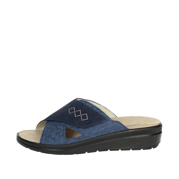 Grunland Shoes Flat Slippers Blue CE0835-59
