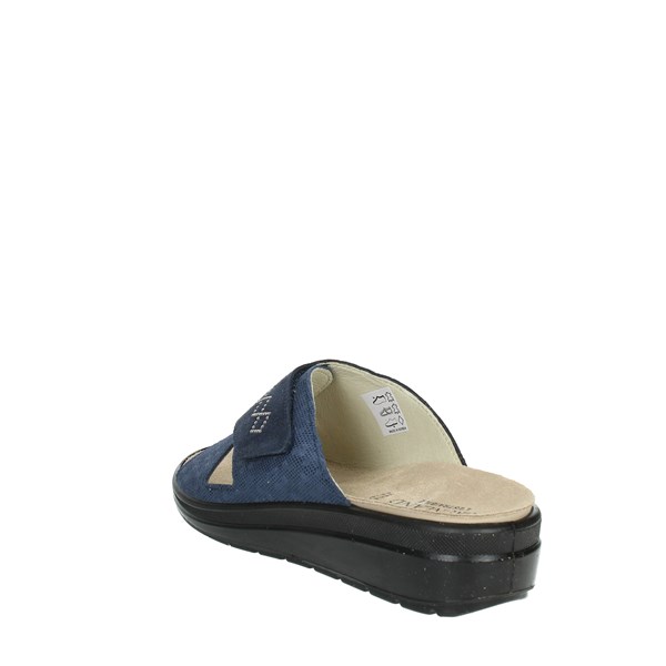 Grunland Shoes Flat Slippers Blue CE0835-59