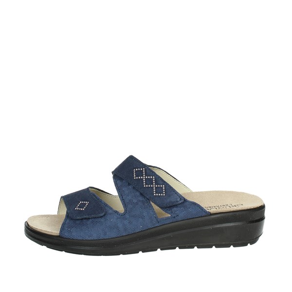 Grunland Shoes Flat Slippers Blue CE0834-59