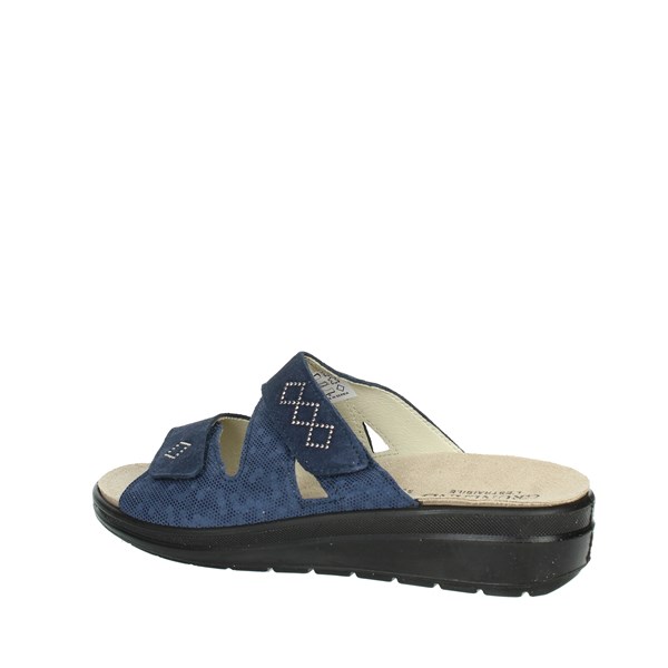 Grunland Shoes Flat Slippers Blue CE0834-59