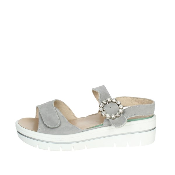 Grunland Shoes Platform Sandals Grey SE0424-68