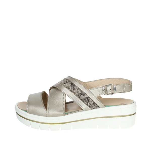 Grunland Shoes Platform Sandals dove-grey SE0421-68