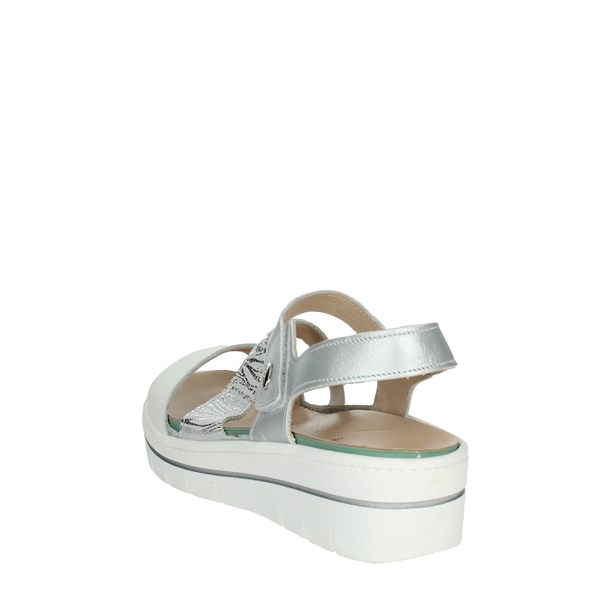 Grunland Shoes Platform Sandals White SE0422-68