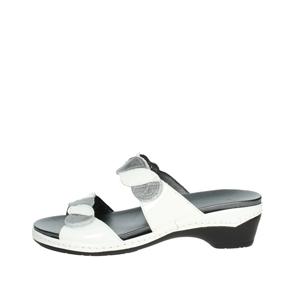 Grunland Shoes Flat Slippers White CE0694-68