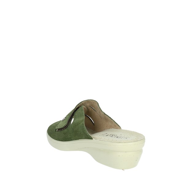 Cinzia Soft Shoes Flat Slippers Dark Green MQ546036