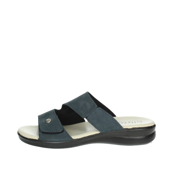 Cinzia Soft Shoes Flat Slippers Blue MQ802763