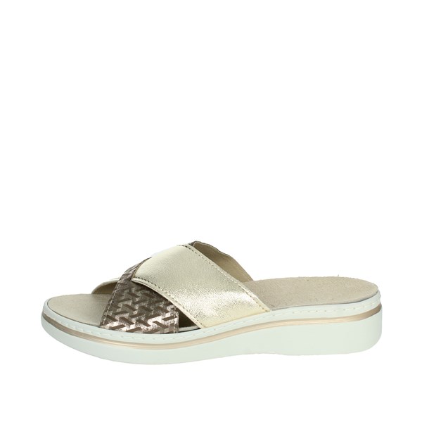Cinzia Soft Shoes Flat Slippers Platinum  MZK2