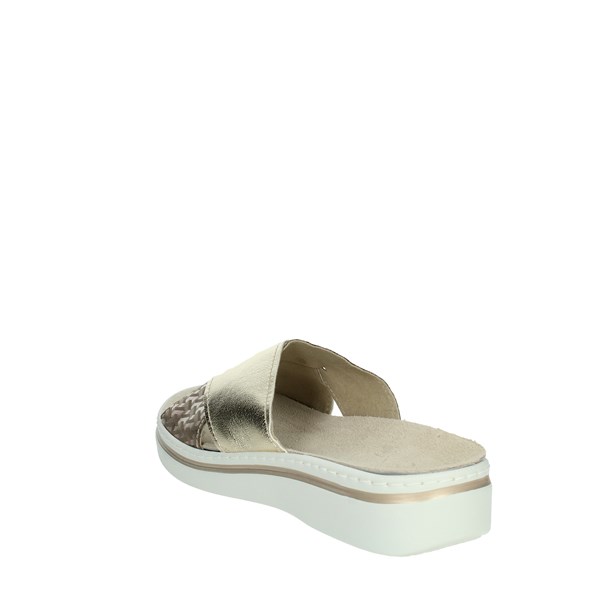 Cinzia Soft Shoes Flat Slippers Platinum  MZK2