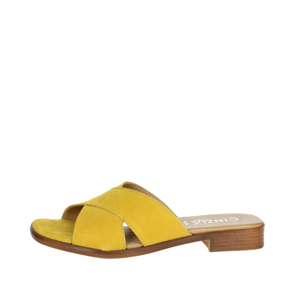 Cinzia Soft Shoes Flat Slippers Yellow IAF233088-C