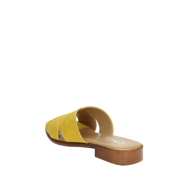 Cinzia Soft Shoes Flat Slippers Yellow IAF233088-C