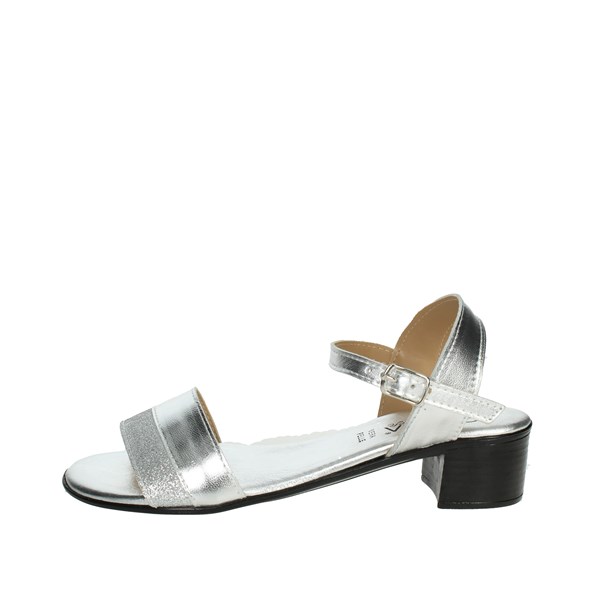 Cinzia Soft Shoes Heeled Sandals Silver IAF323096-LG