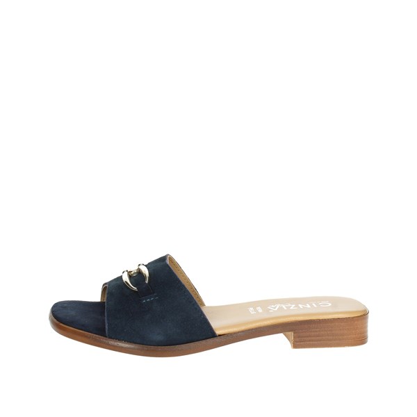 Cinzia Soft Shoes Flat Slippers Blue IAF233295C