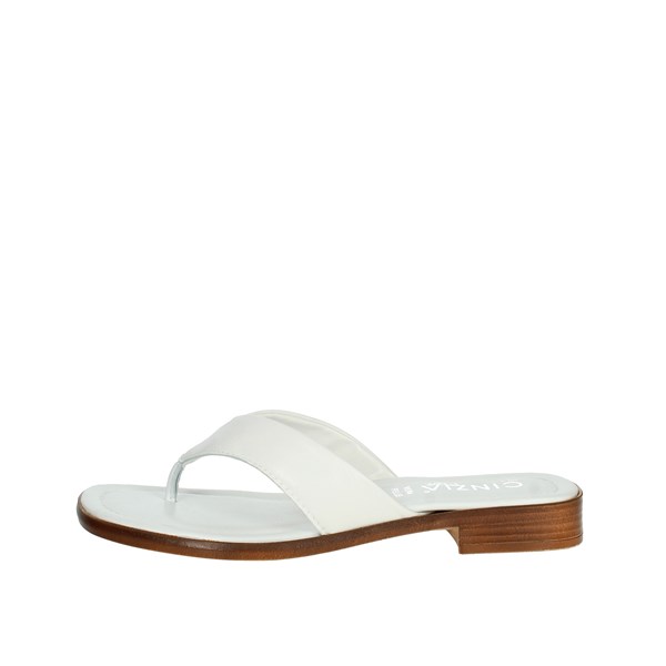 Cinzia Soft Shoes Flip Flops White IAF230664