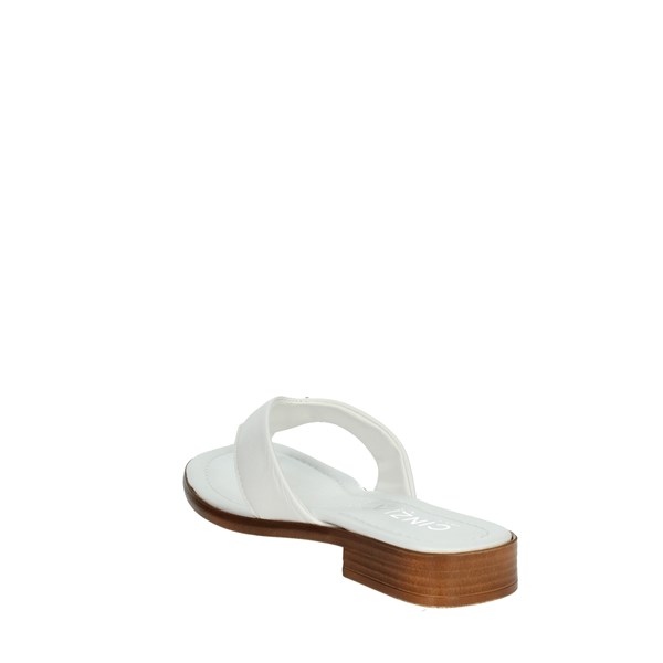 Cinzia Soft Shoes Flip Flops White IAF230664