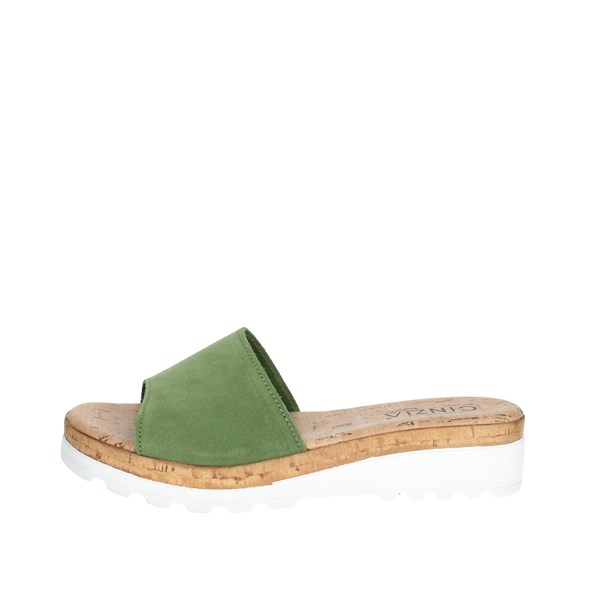 Cinzia Soft Shoes Slippers Green IAF23316-C