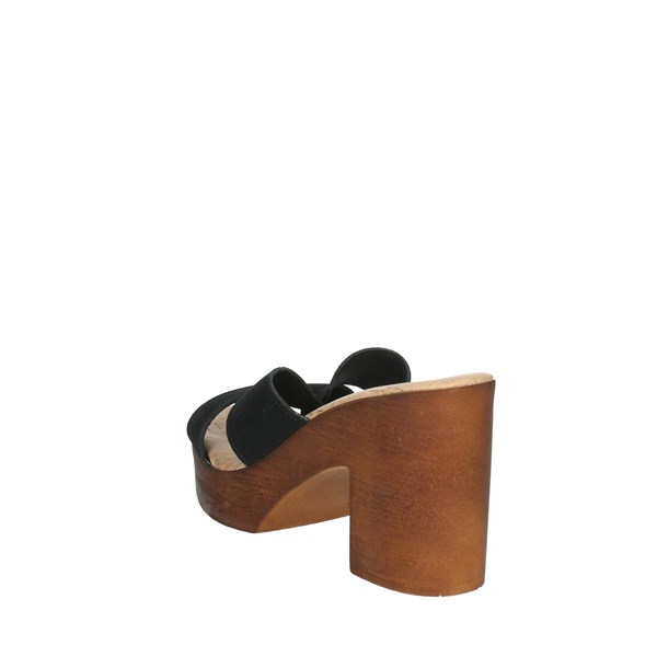 Cinzia Soft Shoes Heeled Slippers Black IAF2833420-C