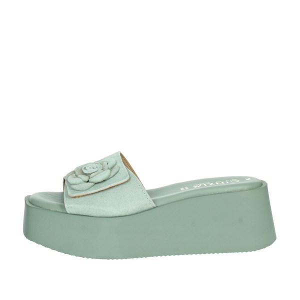 Cinzia Soft Shoes Platform Slippers Aquamarine CB65778-C