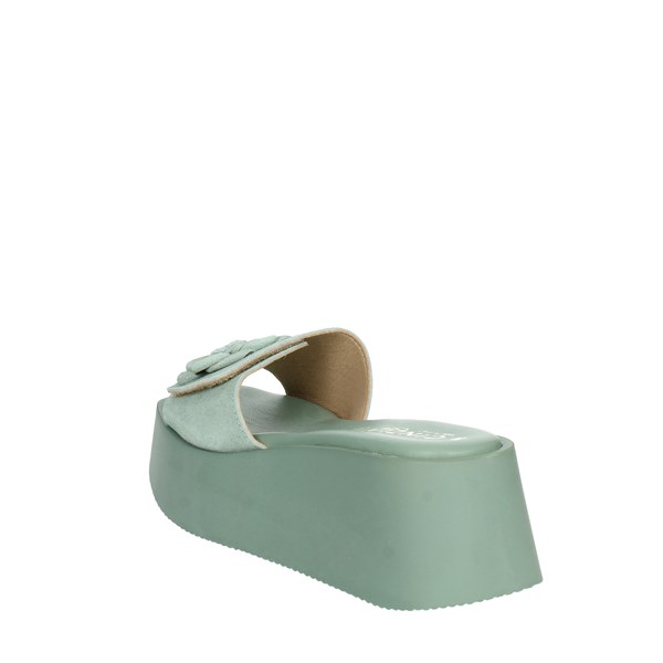 Cinzia Soft Shoes Platform Slippers Aquamarine CB65778-C