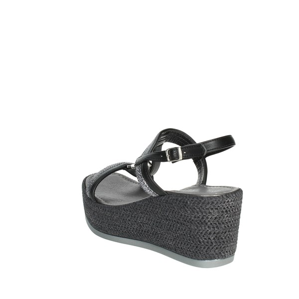 Cinzia Soft Shoes Platform Sandals Black CD521446C