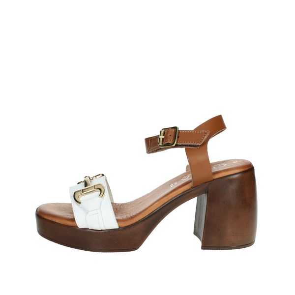 Cinzia Soft Shoes Heeled Sandals White CB75820-VN