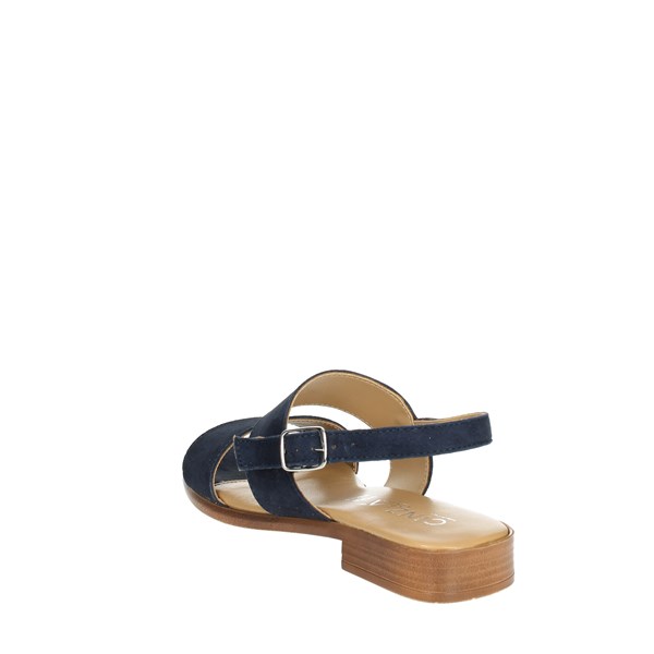 Cinzia Soft Shoes Flat Sandals Blue IAF23357-C