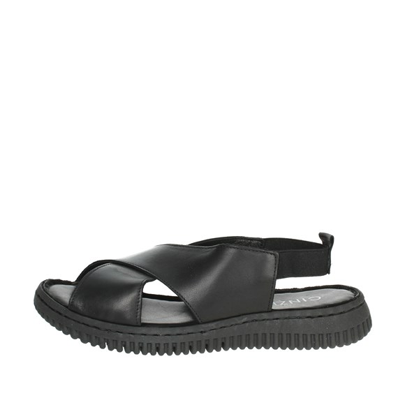 Cinzia Soft Shoes Flat Sandals Black PQ1124229