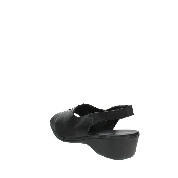 Cinzia Soft Shoes Flat Sandals Black IV16971SP