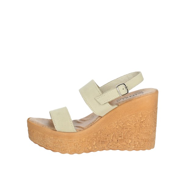 Cinzia Soft Shoes Platform Sandals Beige IAF313352-C