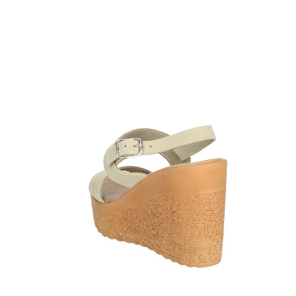 Cinzia Soft Shoes Platform Sandals Beige IAF313352-C