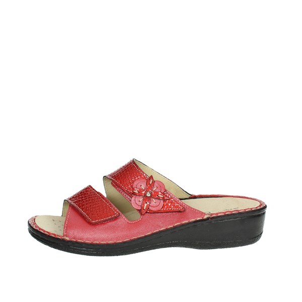 Cinzia Soft Shoes Flat Slippers Red IM2812MSDRY-PC
