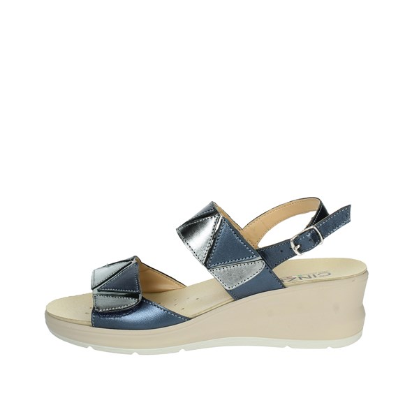 Cinzia Soft Shoes Platform Sandals Blue IO13643PCLS