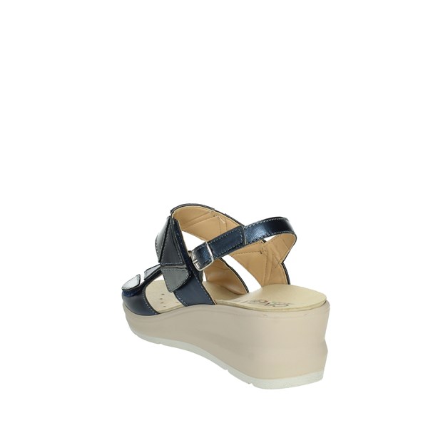 Cinzia Soft Shoes Platform Sandals Blue IO13643PCLS