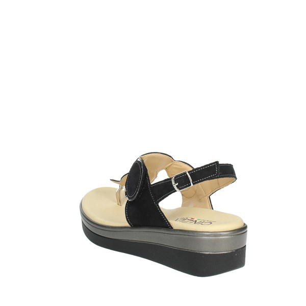 Cinzia Soft Shoes Platform Sandals Black IO10116NBS