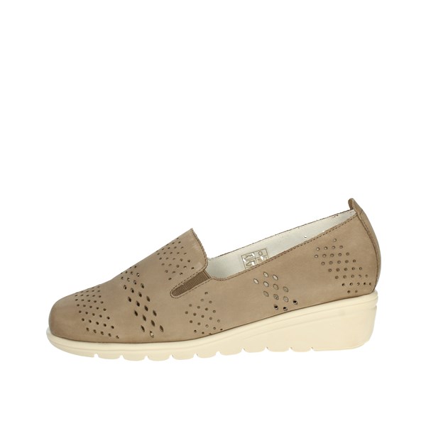 Cinzia Soft Shoes Moccasin Brown Taupe IV16891