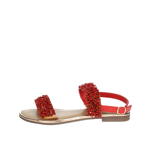 Pregunta Shoes Flat Sandals Red 2319003