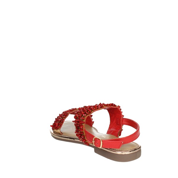 Pregunta Shoes Flat Sandals Red 2319003