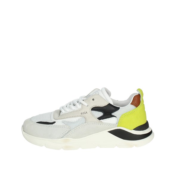 D.a.t.e. Shoes Sneakers White/Grey J381-FG-ME-GY2