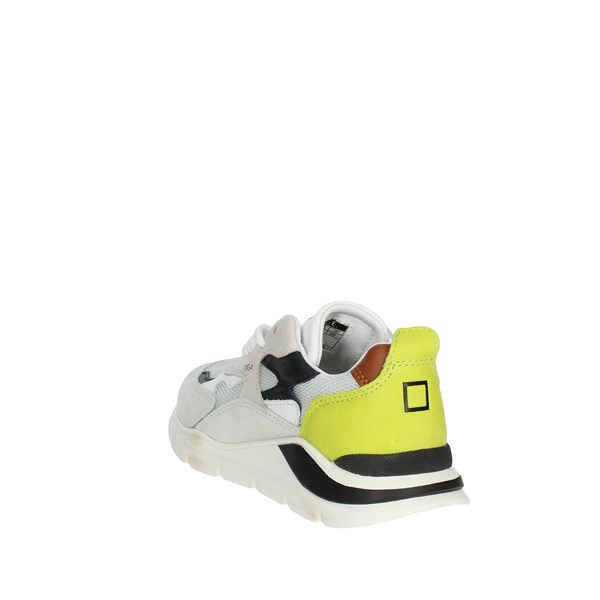 D.a.t.e. Shoes Sneakers White/Grey J381-FG-ME-GY2