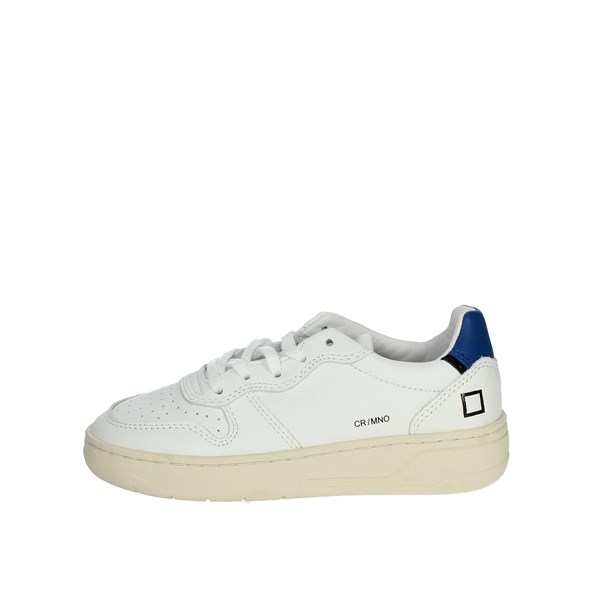 D.a.t.e. Shoes Sneakers White/Blue J381-CR-MN-WL2