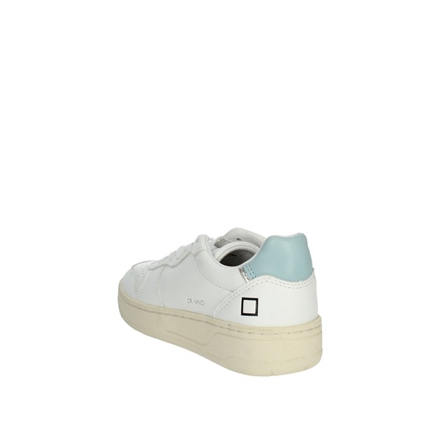 D.a.t.e. Shoes Sneakers White/Sky blue J381-CR-MN-WK2