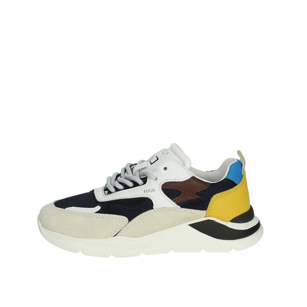 D.a.t.e. Shoes Sneakers Blue/White J381-FG-ME-BL2