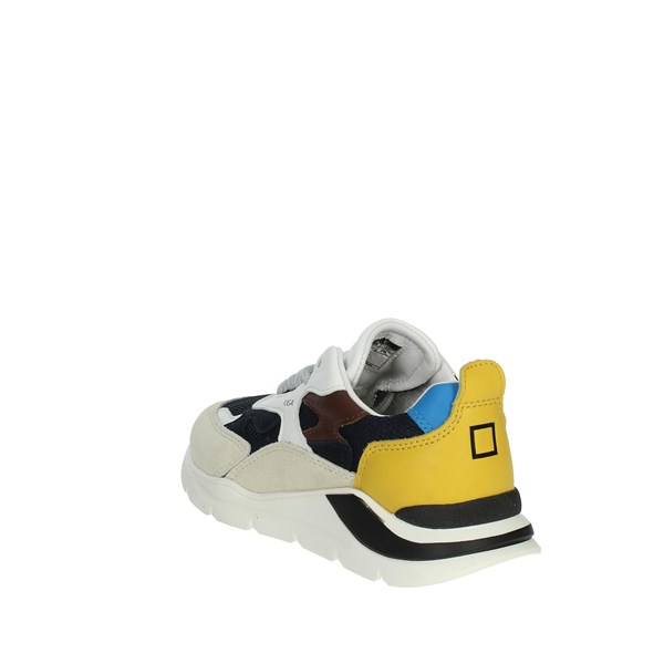 D.a.t.e. Shoes Sneakers Blue/White J381-FG-ME-BL2