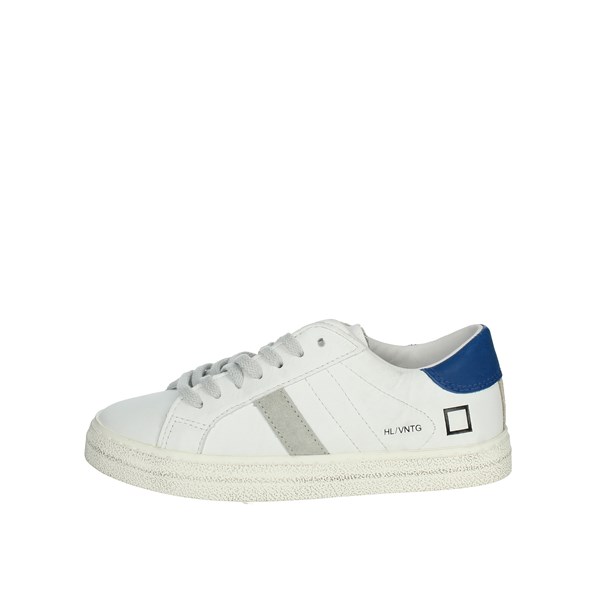 D.a.t.e. Shoes Sneakers White/Blue J381-HL-VC-WE2