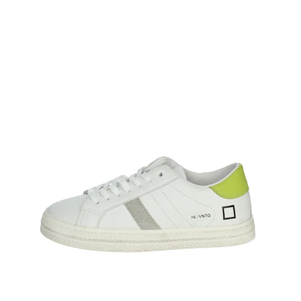D.a.t.e. Shoes Sneakers White/Yellow J381-HL-VC-IA2