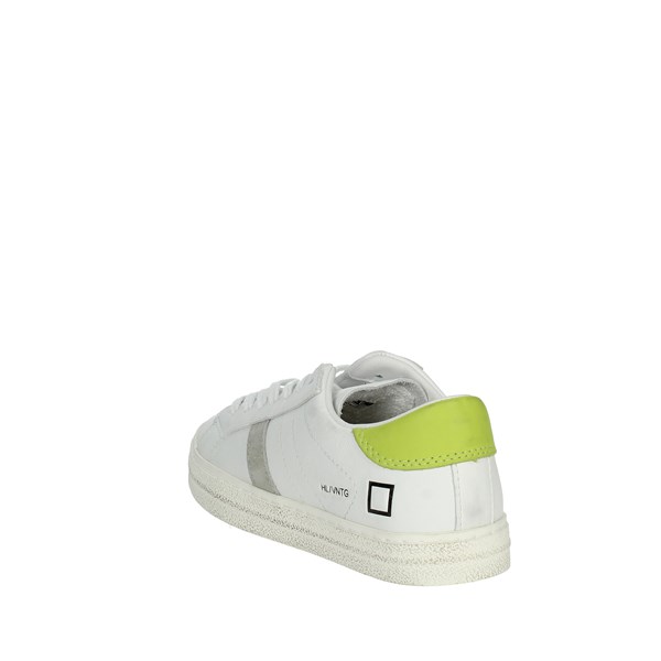 D.a.t.e. Shoes Sneakers White/Yellow J381-HL-VC-IA2