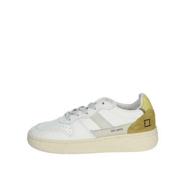 D.a.t.e. Shoes Sneakers White/Yellow J381-C2-VC-HY2