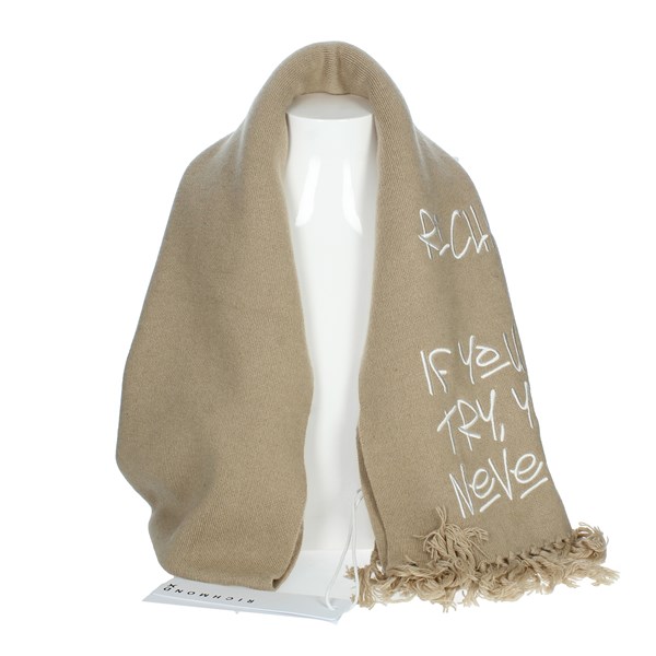 Richmond X Accessories Scarves Beige UMA23185SC