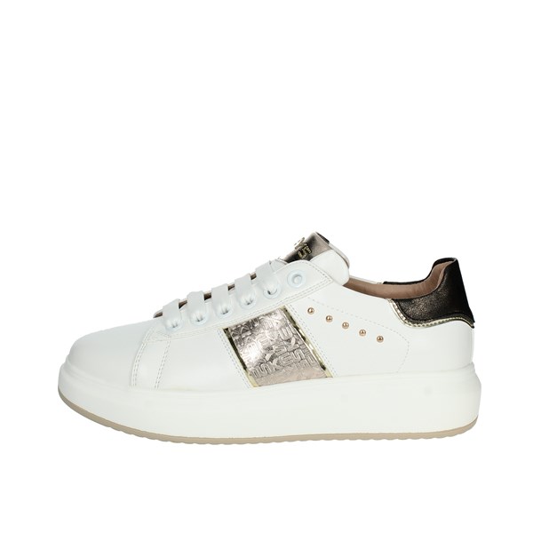 Keys Shoes Sneakers White/Gold K-8300