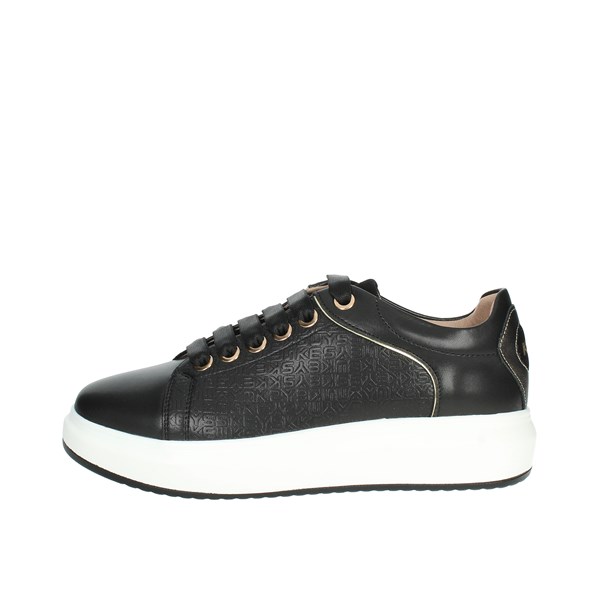 Keys Shoes Sneakers Black/Gold K-8303