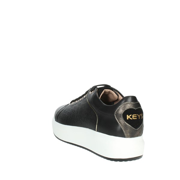 Keys Shoes Sneakers Black/Gold K-8303